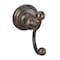 Elements Fairview Brushed Oil Rubbed Bronze Double Robe Hook  - Contractor Packed 2PK BHE5-02DBAC - alternate 1